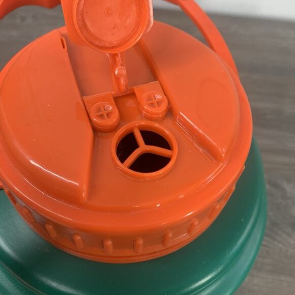 7-Eleven 7-11 Team Big Gulp 128oz Extra Large Thermoserv Big Green Orange Coach - Picture 9 of 10